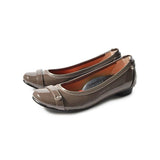 【再値下げ】ヒールバレエシューズ オリーブ