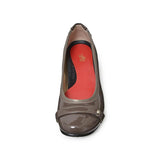 【再値下げ】ヒールバレエシューズ オリーブ