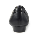 【再値下げ】ヒールバレエシューズ ブラック/スムース