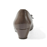 2WAYローウェッジパンプス オリーブ