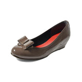 2WAYローウェッジパンプス オリーブ