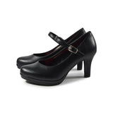 (左右別購入)ストームストラップハイヒールパンプスブラック/スムース