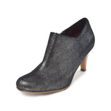 (左右別購入)ハイヒールブーティー ブラック/グリッター