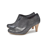 ハイヒールブーティー ブラック/グリッター