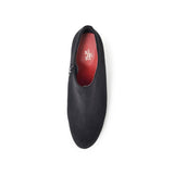 (左右別購入)ハイヒールブーティー ブラック/スエード