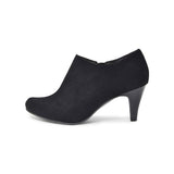 (左右別購入)ハイヒールブーティー ブラック/スエード