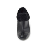 (左右別購入)ハイヒールファーブーティー ブラック/スムース