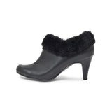 (左右別購入)ハイヒールファーブーティー ブラック/スムース