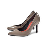 (左右別購入)ポインテッドハイヒールパンプス グレー