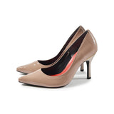 (左右別購入)ポインテッドハイヒールパンプス ピンクベージュ