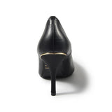 【値下げ】ポインテッドハイヒールパンプス ブラック/スムース