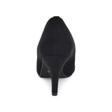 (左右別購入)マシュマロポインテッドハイヒールパンプス ブラック/スエード