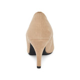 (左右別購入)マシュマロポインテッドハイヒールパンプス ベージュ