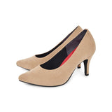 (左右別購入)マシュマロポインテッドハイヒールパンプス ベージュ