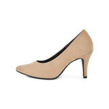 マシュマロポインテッドハイヒールパンプス ベージュ