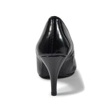 (左右別購入)マシュマロポインテッドハイヒールパンプス ブラック/エナメル