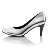 ビーナスフィットハイヒールパンプス シルバー