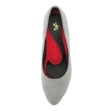 (左右別購入)ビーナスフィットハイヒールパンプス グレー/スエード