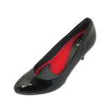 (左右別購入)ビーナスフィットハイヒールパンプス ブラック/エナメル