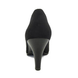 (左右別購入)ビーナスフィットハイヒールパンプス ブラック/スエード