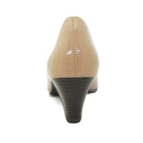 ビーナスフィットミドルヒールパンプス ピンクベージュ