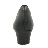 CAビーナスフィットローヒールパンプス ブラック