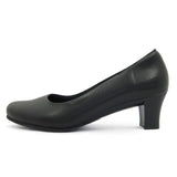 CAビーナスフィットミドルヒールパンプス ブラック