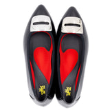 ボディバランスポインテッドバックル ブラック/スムース