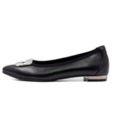 ボディバランスポインテッドバックル ブラック/スムース