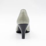 (左右別購入)ビーナスフィットハイヒールパンプス グレー/エナメル
