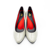 【カラー限定値下げ】ビーナスフィットハイヒールパンプス グレー/エナメル