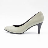 (左右別購入)ビーナスフィットハイヒールパンプス グレー/エナメル