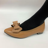 ボディバランスポインテッド2WAYパンプス ブラウン