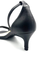 キュートスクエアミドルヒールサンダル