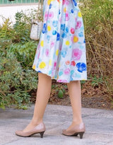 ビーナスフィットミドルヒールパンプス ピンクベージュ