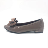 ボディバランスポインテッド2WAYパンプス グレー