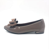 (左右別購入)ボディバランスポインテッド2WAYパンプス グレー