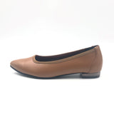 (左右別購入)ボディバランスポインテッド2WAYパンプス ブラウン