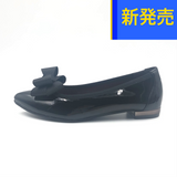 ボディバランスポインテッド2WAYパンプス ブラック/エナメル