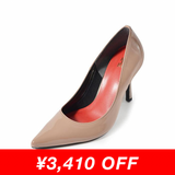 【値下げ】ポインテッドハイヒールパンプス ピンクベージュ