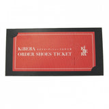 KiBERAオーダーシューズ 御仕立券
