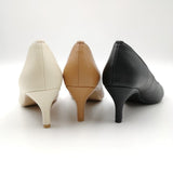 サステナブルソフトポインテッドハイヒールパンプス