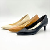 サステナブルソフトポインテッドハイヒールパンプス