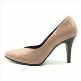 ビーナスフィットポインテッドVハイヒール ベージュエナメル