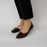 (左右別購入)ボディバランスローヒールパンプスwithK BLACK